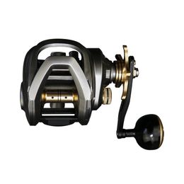 Fly Fishing Reels2 HiUmi Big Game Baitcasting Reels 33Lbs Max Drag Low Profile Baitcaster Reel 231202