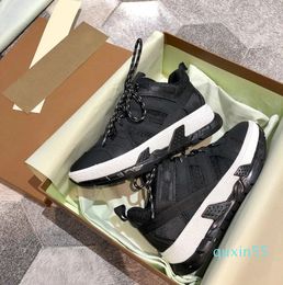 Design shoes Unisex casual sport style mesh and velvet alliance comfortable breathable outdoor Thick soled Black White sneaker