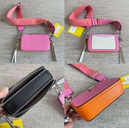 The J small Saddle leather bag Shoulder Bags handbags womens Fashion mj Crossbody Cross body black white pink marc purses YU8845