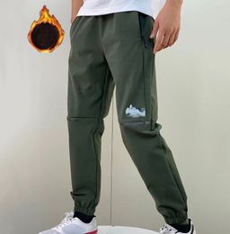 Pantaloni imbottiti con ricamo North del designer, caldi e comodi, pantaloni sportivi da viaggio all'aria aperta, pantaloni casual da uomo e da donna, modelli versatili per coppie invernali di tendenza