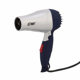 Hair Dryers Mini Portable Foldable Handle Compact 1500W Dryer Blow Wind Low Noise Long Life Outdoor Travel Styling Accessory 231201