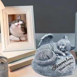 Other Pet Supplies Cat Memorial Stones Funerary Statues For Garden Home Decoration Lovely Gift Tombstone To 231201