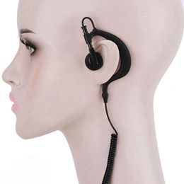 Walkie Talkie PTT Wireless Speaker Ear Hook Headset Earphone for STP9000