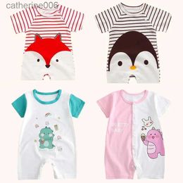 Clothing Sets Newborn Baby Clothing Boy Girl baby clothes items Cotton Bodysuit Summer Short Sleeve Romper Infant Toddler sleepwearL231202