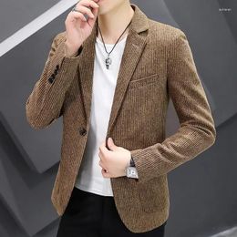 Men's Suits Boutique S-4XL Fashion Elegant Gentleman Youth Business Casual Slim Dress Fine Plaid British Style Korean Version Blazer
