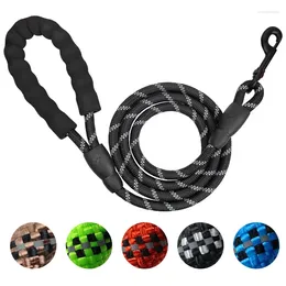 Dog Collars Explosion Proof Flush Leash Multi-color Reflective Round Pet Supplies For Small Medium And Large Dogs