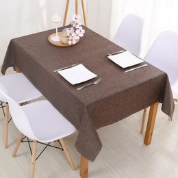 Table Runner Faux Linen Tablecloths Rectangle Washable Cloths Wrinkle Stain Resistant Cover Cloth for Kitchen Dining Room JAF040 231202