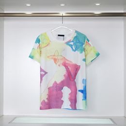 New Luxury T-shirt Designer Quality Letter T-shirt Short sleeve Spring/Summer trendy Men's T-shirt Size M-XXXL W123