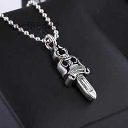 Pendant Necklaces Vintage 925 Sterling Sliver Women Men Skeleton Necklace Chain Choker Luxury Designer Jewelry Chromely Heartsly Necklace Aw8t