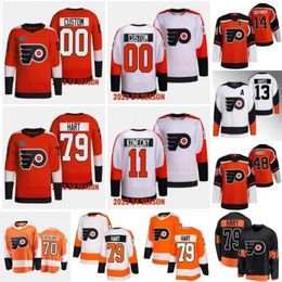 Travis Konecny Flyers Hockey Jersey Kevin Hayes Lil Peep Ivan Provorov Carter Hart Nicolas Deslauriers Tony DeAngelo Joel Farabee van Riemsdyk Owen Tippett