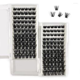 False Eyelashes Wholesale Segments Extension Natural Individual DIY Lashes 72 Clusters