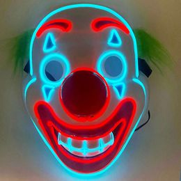 Joker Mask Halloween Glowing Mask DC Movie Theme Role Playing Prop Cosplay