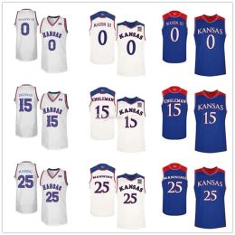 Nikivip Kansas Jayhawks College #0 Frank Mason III #15 Howard Engleman #25 Danny Manning Basketball Jerseys Mens Ed Custom Any Number