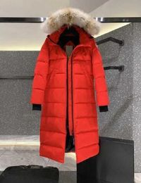 3032 Womens hooded Down Jacket Winter Outdoor warmth long Jackets Coats Real raccoon hair collar Warm Fashion Parkas With Belt Lady cotton Coat Outerwear