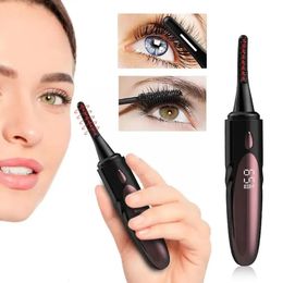 Eyelash Curler Professional Electric Eyelash Curler Charging Model Fast Heating Curling Clip Eyelash Cosmetic Makeup Tools Accessories For P4I2 231202