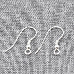 Stud Earrings 10 Pairs 925 Sterling Silver Coiled Ear Wire Hooks With Beads For Earring Jewelry Making