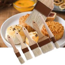 Tools BBQ Cooking Grill Wooden Handle Kitchen Sauce Baster Marinade Tool Basting Brush Pastry