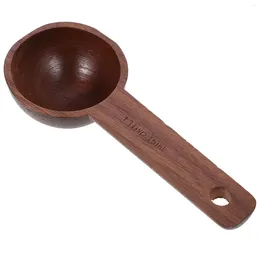Measuring Tools Wooden Spoons Coffee Bean Scoop Black Walnut Household Multi-function
