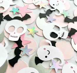 Party Decoration Halloween Confetti Ghost Bat Throwing Props Desktop Supplies