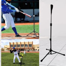 Badminton Sets Baseball Softball Batting Tee Portable Practise Exercise Equipment Trainer Stand for Indoor Men Swing Lunging Training 231202