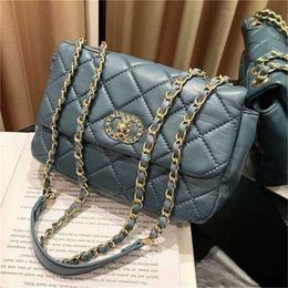 Designer Bag 2024 New Launch Style fashionable Lingge Embroidery and Popular Crossbody Mesh Red Super Fire