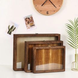 Frames Picture Rectangular Insect Storage Frames Wooden Picture Butterfly Specimen Box Frame Case Display Specimen 231202