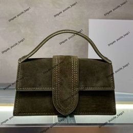 Women's luxury handbag designer bag Fashion Personalised Suede Matte Handheld One Shoulder Diagonal Straddle Bag with Gift Box