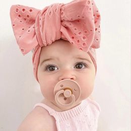 Hair Accessories FOCUSNORM 7 Colours Toddler Baby Girl Boys Cute Headbands Soft Elastic Bow Hollowed Po Props