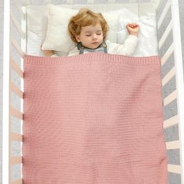 Blankets Born Baby Blanket Knit Super Soft For Boy Girl Birth Infant Stuff Plaid Stroller Covers Mother Kids Bath Towel Cribs Sheets