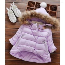 Down Coat Winter Clothes For Girls Children Baby Parkas Girl Outerwear Fashion Coats Outdoor Fur Warm