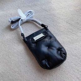 margiela Magira new mobile phone bag sheepskin one messenger bag leather fashion bag for men and women