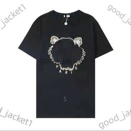 2023 New kenzo t Shirt Top Quality designer kenzo t shirt man Womens Summer Street Apparel Short Sleeve Tiger Head Embroidery Letter Print Short sleeve 6 NN44