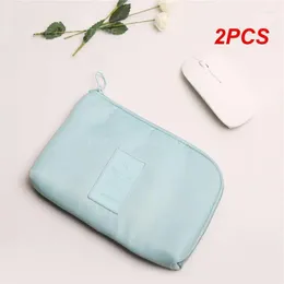 Storage Bags 2PCS Cable Bag Wear-resistant Feel Comfortable Bags/shopping Headset Durable Meticulous Workmanship