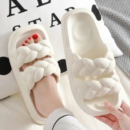 shoes home Fashion Soft Sole EVA Indoor Sandals Summer Bathroom Slide Beach Flip Home Women's Shoes 230606