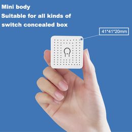 Switches Accessories Wifi MINI Smart Switch 16A Light 2 Ways Wireless Remote Vioce Group Control Life Google Home Alexa 231202