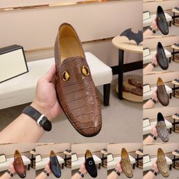32Modello di alta qualità punta a punta abito lussuoso scarpe Oxford per uomo matrimonio formale nero marrone uomo scarpa da lavoro in vera pelle uomo designer scarpe eleganti taglia 38-45
