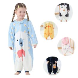 Pyjamas Pyjamas 5 Styles Children's Long Sleeve Sleeping Bag Kids Cartoon Baby Girl Pyjamas Baby Sleeping Baby Boys Sleepsacks 231202