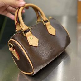 Handbag Luxury Designer Bag Nono Genuine Leather Handbag Top Grade Crossbody Bag Mini Soft Cowhide Women's Limited Edition Handbag Dumpling Bag Gold m4518