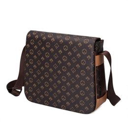M41426 Designer Cross body Men Pu Leather Handbag Black Briefcase Brown Laptop Shoulder Bags Messenger Bag 27cm259b