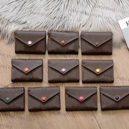 Bag Whole Leather Wallet For Women Multicolor Designer Short Wallets Card Holder Lady Purse Classic Zipper Pocket Hasp Letter 277Z