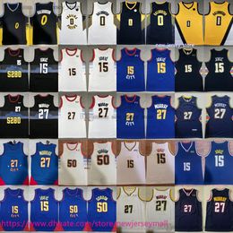 2023-24 New City Basketball 15 Nikola Jokic Jersey Jamal Murray Aaron Gordon Tyrese Haliburton Bennedict Mathurin Scoot Henderson James Harden Gilgeous-Alexander