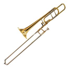 Hot Selling B/F Tenor Trombone Phosphorus copper Musical instrument Professional with Case Accessories Free Shipping