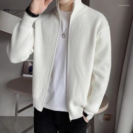 Men's Sweaters 2024Korean Version KnitFine Fashion Breathable Casual British Style Youth College Trend Comfortable Slim Cardigan