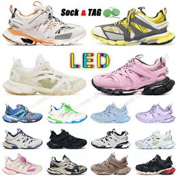 tops low track led 3.0 2.0 casual shoes designer mens womens fashion walk tracks runner sneakers platform bottom full black and white pink yellow grey loafers traienrs