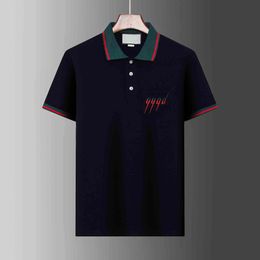 2024 New Men's Polo Shirt Short Sleeve T-shirt Loose Summer Solid Half Sleeve T-shirt Casual Men's Tops Asian Size M-4XL