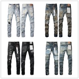 Men's Jeans designers Jean Pant Hombre trousers Men Embroidery Patchwork Ripped For Trend Brand Motorcycle Pant Mens Skinny rip jeans for woman mid straight leg pants