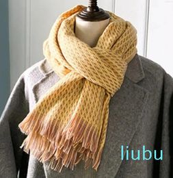 Scarf Soft texture Shawl Multi-function Elegant winter warm polyester fabric Tassel cold-resistant fabric