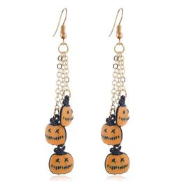 Stud Giraffe Halloween Pumpkin Earrings Gift Mouth Earring For Women Party Jewlery2768