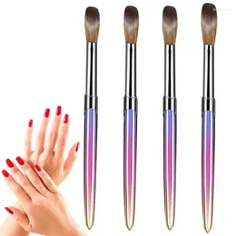 Nail Art Kits Gradient Ombre Brushes Set 4pcs Metal Handle Acrylic Brush Application Extension Carving