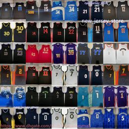 2023-24 New City Basketball 1 James Harden Jersey Stitch 2 Kawhi Leonard Paul George Cade Russell Westbrook Cunningham Ausar Thompson Jaden Ivey Derrick Rose Jerseys